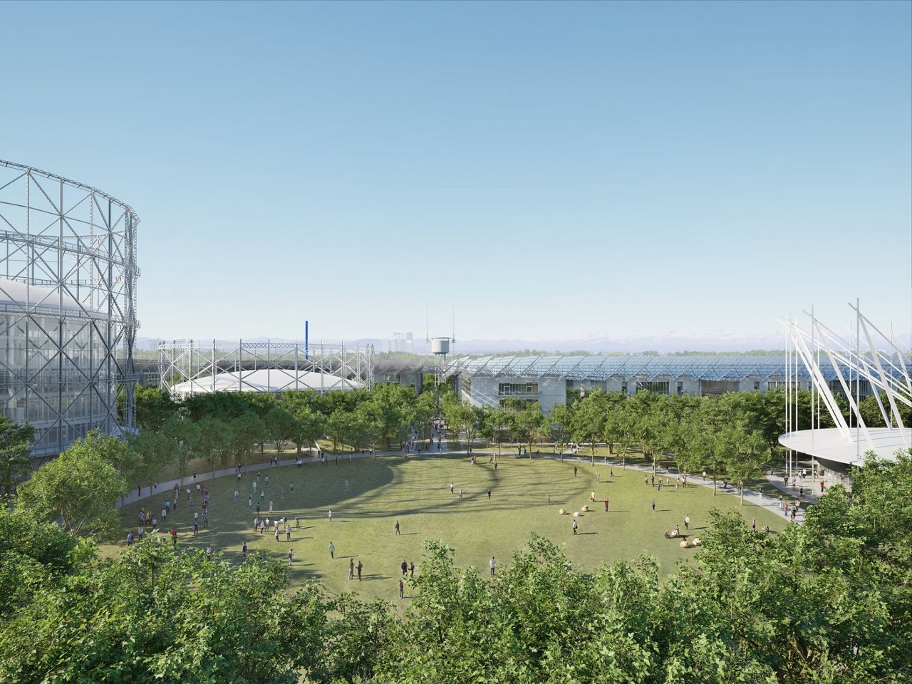 Rendering of the new Bovisa Nord Campus
