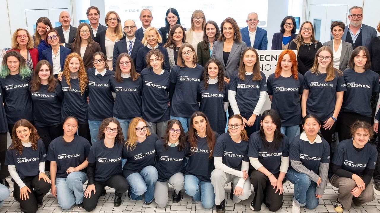 Premiazione delle vincitrici del bando Girls@Polimi alla presenza dei donatori